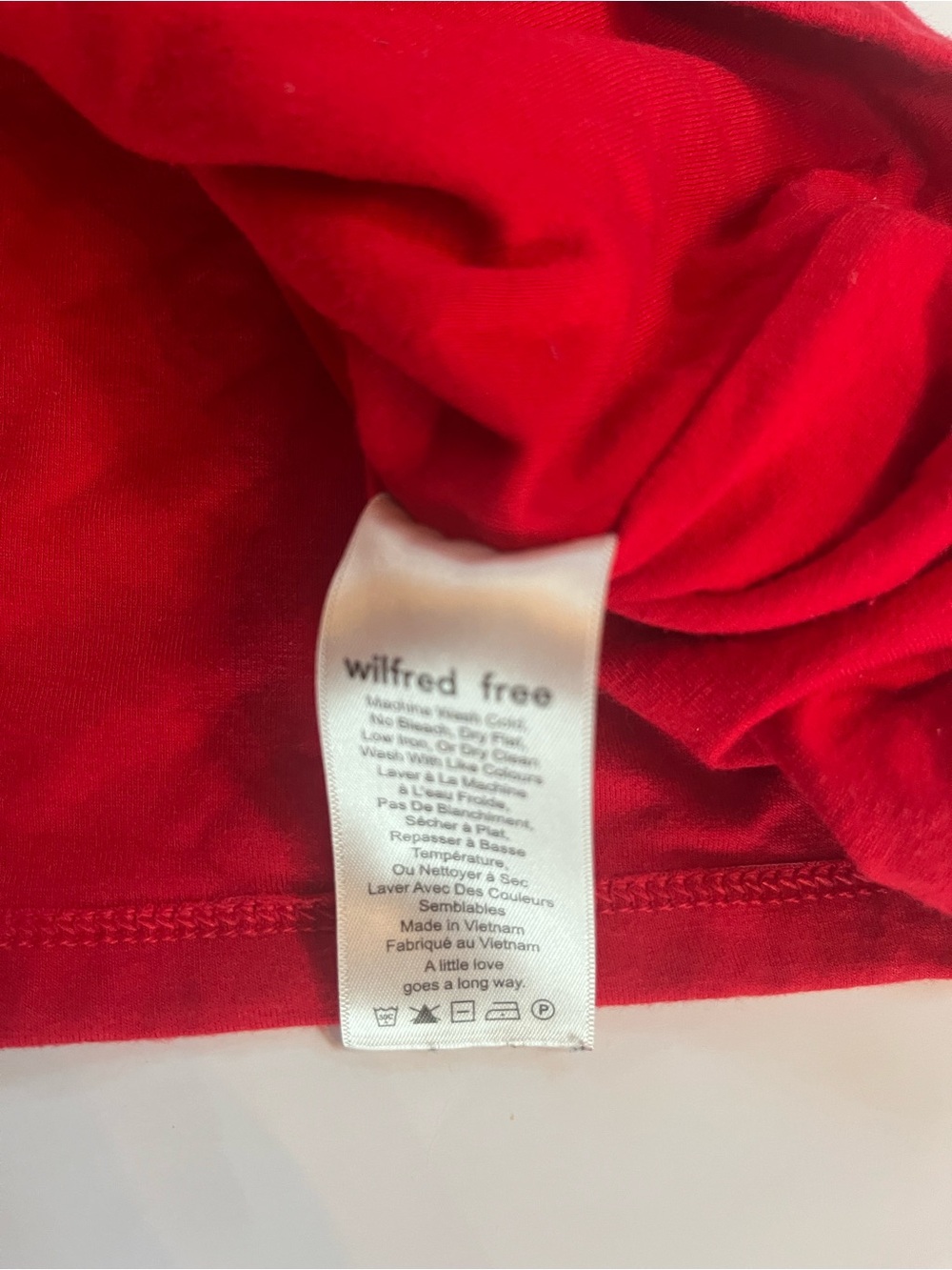 Wilfred Free Aritzia Tomato Red Strappy Trending Y2K Tiny Dress Mini Bodycon Fit - Picture 8 of 10